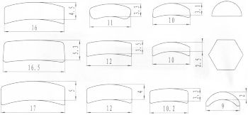Titanium Profile Grade 2 ASTM 67 surgical implant
